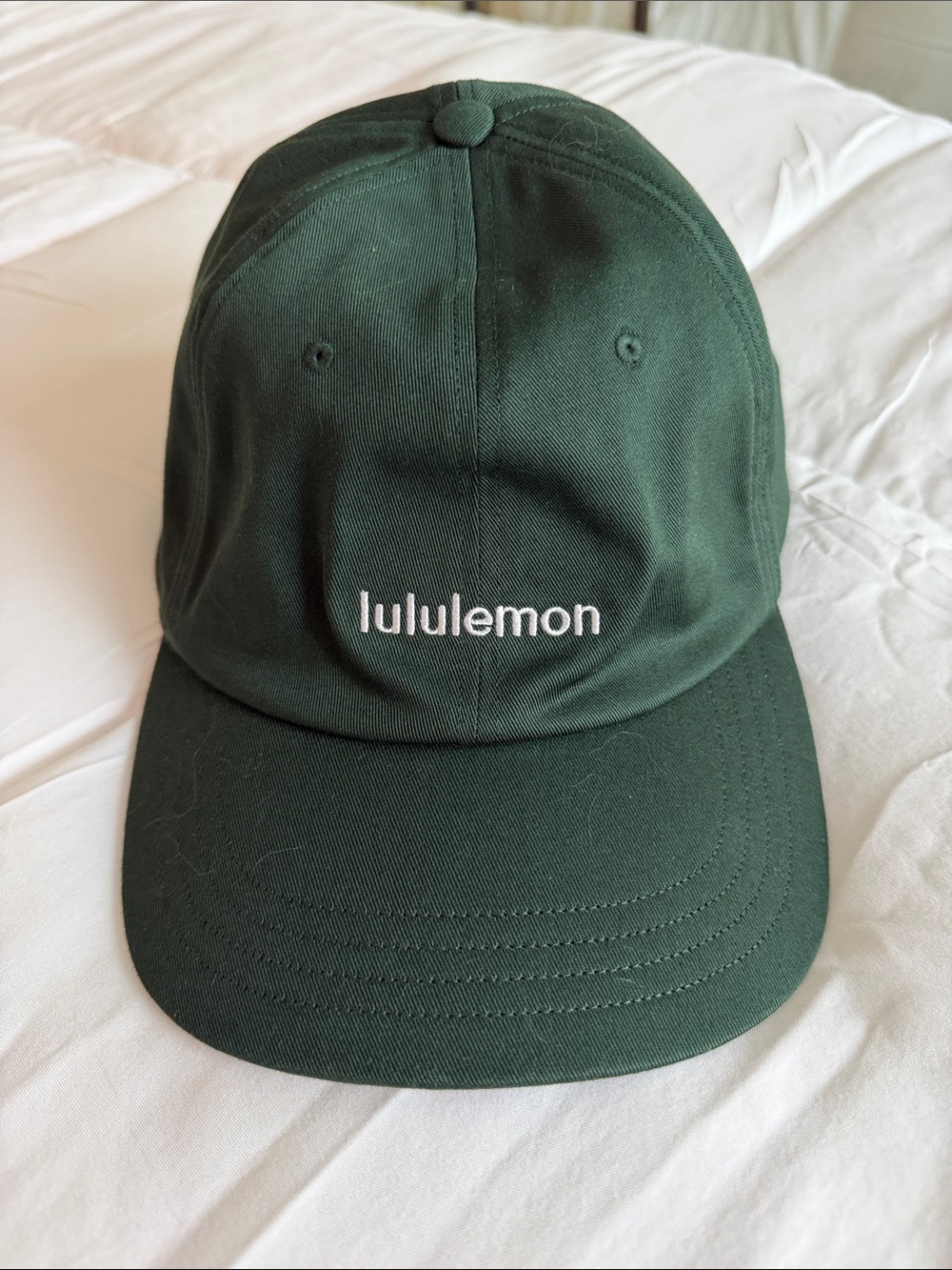 lululemon athletica Dark Green Embroidered Logo Baseball Cap